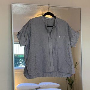 Everlane Striped Boxy Shirt